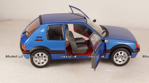 Peugeot 205 GTI blue, 421186300, Solido 1:18