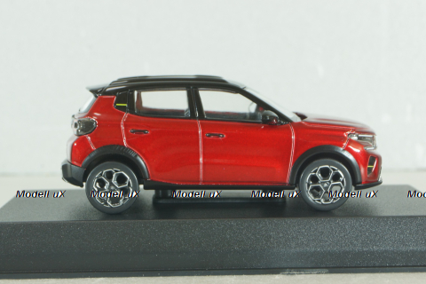 Citroën C3 2024, Red/black roof, 155310, Norev 1:43