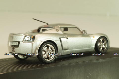 Opel Speedster, N.Loeb/M.Smith 2000, silver, OPCD131, Opel Collection Designer #131 1:43