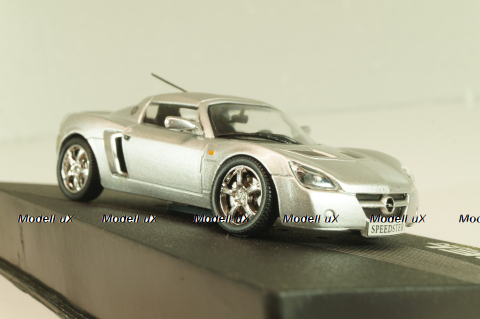 Opel Speedster, N.Loeb/M.Smith 2000, silver, OPCD131, Opel Collection Designer #131 1:43