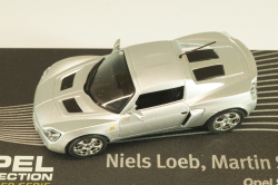 Opel Speedster, N.Loeb/M.Smith 2000, silver, OPCD131, Opel Collection Designer #131 1:43