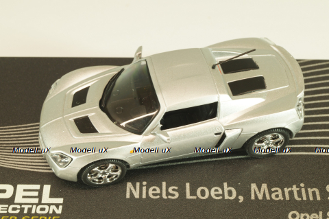 Opel Speedster, N.Loeb/M.Smith 2000, silver, OPCD131, Opel Collection Designer #131 1:43