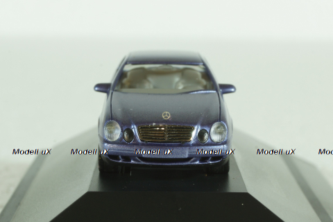 Mercedes CLK230 Coupe 1998 (C208) blue, Busch 1:87