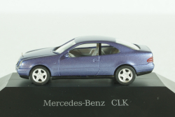 Mercedes CLK230 Coupe 1998 (C208) blue, Busch 1:87
