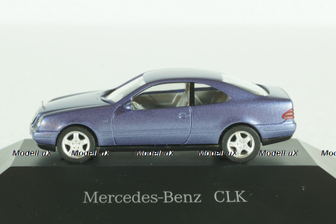 Mercedes CLK230 Coupe 1998 (C208) blue, Busch 1:87
