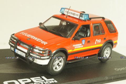 Opel Frontera A 4x4 fire engine 1995, red, OPC033, Opel Collection #33 1:43