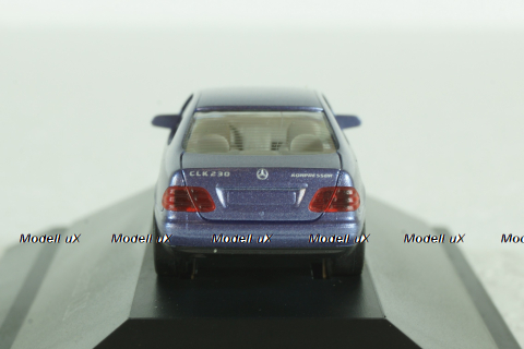 Mercedes CLK230 Coupe 1998 (C208) blue, Busch 1:87
