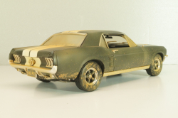 Ford Mustang 1967 from movie CREED II, black, 13626, Greenlight 1:18 Уценка!