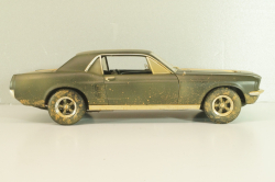 Ford Mustang 1967 from movie CREED II, black, 13626, Greenlight 1:18 Уценка!