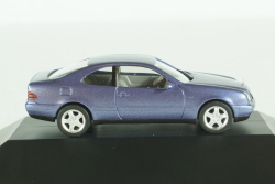 Mercedes CLK230 Coupe 1998 (C208) blue, Busch 1:87
