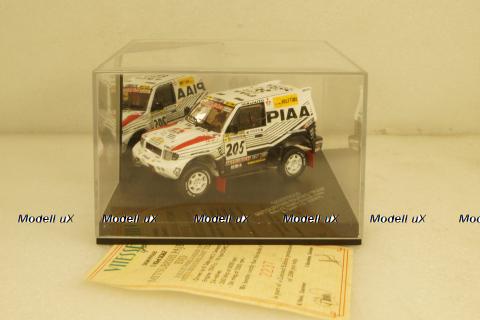 Mitsubishi Pajero Rally Paris-Dakar 1998 Saby/Serieys St.Nr.205, SKM99068, Skid 1:43