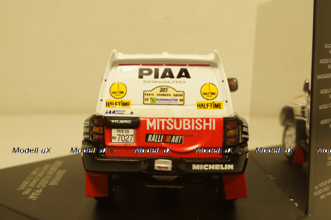 Mitsubishi Pajero Rally Paris-Dakar 1998 Saby/Serieys St.Nr.205, SKM99068, Skid 1:43