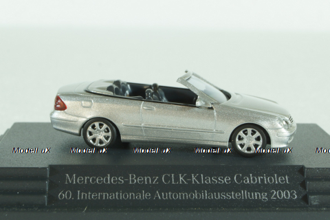 Mercedes CLK320 Cabriolet (A209) silver, Herpa 1:87 