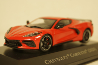 Chevrolet Corvette 2020, red, American Cars №61, Altaya 1:43