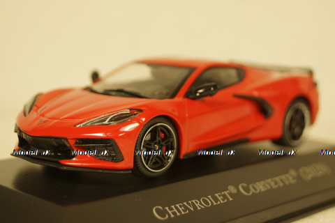 Chevrolet Corvette 2020, red, American Cars №61, Altaya 1:43