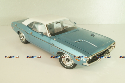 Dodge Challenger Western Sport Special 1970, blue metallic, 13644, Greenlight 1:18
