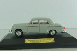 Mercedes-Benz 220 S Ponton (W180) 1956, dealer packing, grey, Faller 1:43
