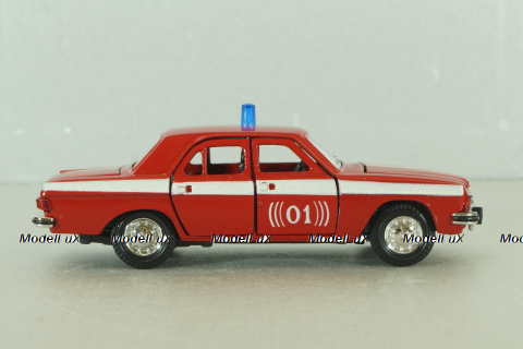 Газ-3102 Волга, пожарный штабной автомобиль, Агат 1:43