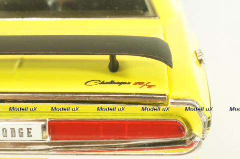 Dodge Challenger R/T 1970 from TV-Series NCIS, yellow, 12845, Greenlight 1:18