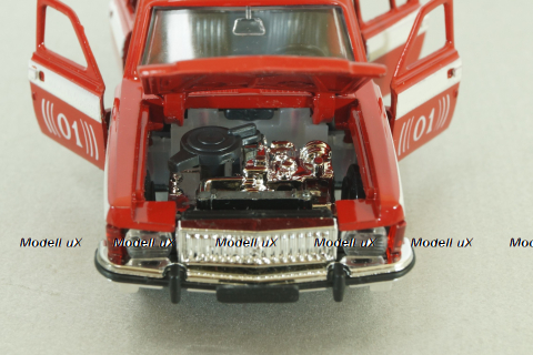 Газ-3102 Волга, пожарный штабной автомобиль, Агат 1:43