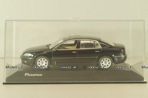 Volkswagen Phaeton 2002, black, Minichamps 1:43