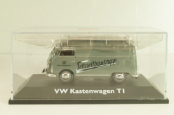 Volkswagen T1 Transporter "Schnellbautrupp" 1950, van with roof rack, grey, Schuco 1:43