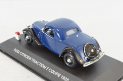 Citroen Traction 7 Coupe 1935, blue/black, N022, Nostalgie 1:43