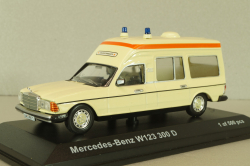Mercedes-Benz 300 D (W123) Ambulance 1978, 351152, Norev 1:43