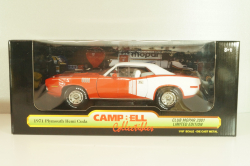 Plymouth Hemi Cuda 1971, Red/white, 291164P, ERTL 1:18