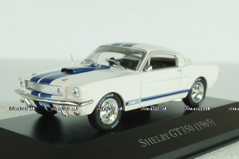 Ford Shelby Mustang GT350 1965 white/blue, Altaya 1:43