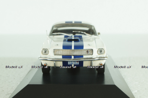 Ford Shelby Mustang GT350 1965 white/blue, Altaya 1:43
