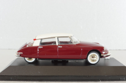 Citroen DS19 1956, dark red/white, N005, Nostalgie 1:43