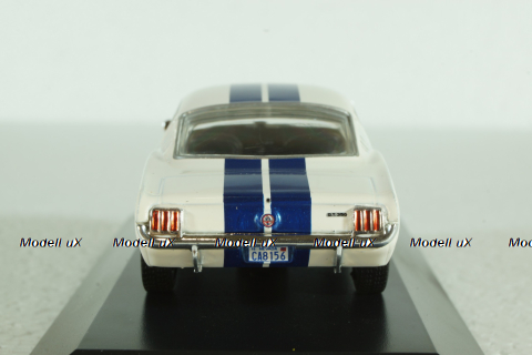 Ford Shelby Mustang GT350 1965 white/blue, Altaya 1:43