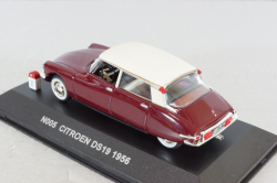 Citroen DS19 1956, dark red/white, N005, Nostalgie 1:43