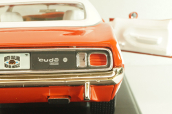 Plymouth Hemi Cuda 1971, Red/white, 291164P, ERTL 1:18