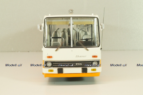 Икарус-255.70 белый/рыжий, DEM014OR, Demprice 1:43 (Конверсия)