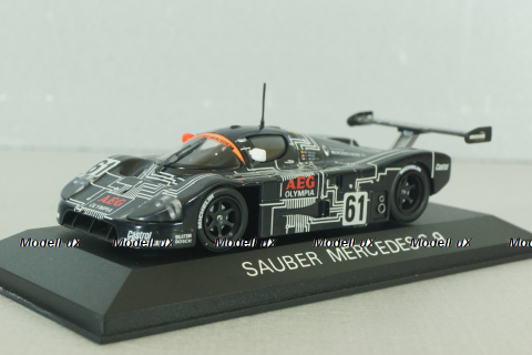 Sauber Mercedes C-9 #61 24h Le Mans 1988 M.BALDI/J.MASS/J.WEAVER, black, 1005, Models Max 1:43