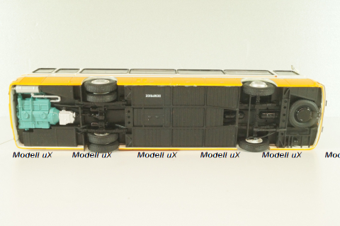 Икарус-255.70 белый/рыжий, DEM014OR, Demprice 1:43 (Конверсия)