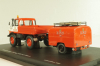 Mercedes-Benz Unimog 406 vith trailer TSA 8 EKU fire engine, red, 03158, Schuco 1:43