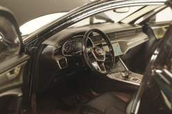 Audi A6L (C8) 2019, black, Paudi 1:18 