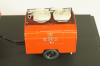 Mercedes-Benz Unimog 406 vith trailer TSA 8 EKU fire engine, red, 03158, Schuco 1:43