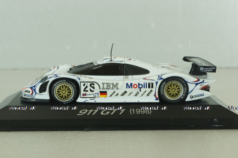 Porsche 911 GT1 (996), Winner 24h Le Mans 1998, L.Aïello/A.McNish/S.Ortelli, white, 02005599, Minichamps 1:43 Уценка!