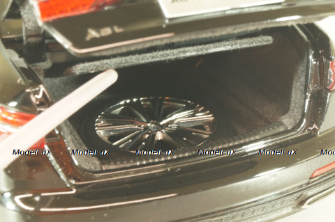 Audi A6L (C8) 2019, black, Paudi 1:18 