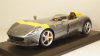 Ferrari Monza SP1 2019 metallic gray/decor, 16013GR, Burago 1:18