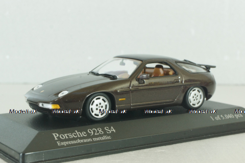 Porsche 928 S4 1991 brown metallic, 400062420, Minichamps 1:43