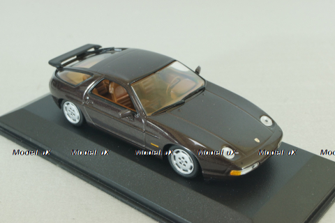 Porsche 928 S4 1991 brown metallic, 400062420, Minichamps 1:43