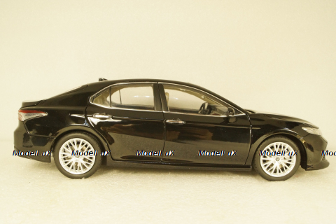 Toyota Camry 2018 8-generation, black, Paudi 1:18