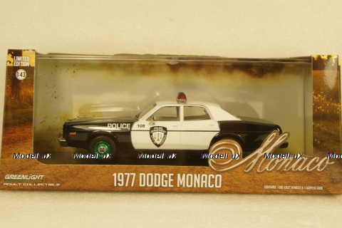 Dodge Monaco, Police Department City of Roseville, 1977, 86588, GreenLight 1:43
