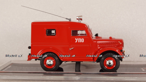 Газ-69 пожарный, штабной, TruckTyr 1:43