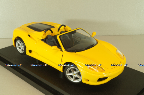 Ferrari 360 Spider 2000, yellow, 29757Y, Hot Weels 1:18